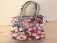 Handtasche hellblau mit Blumen Niedersachsen - Seevetal Vorschau