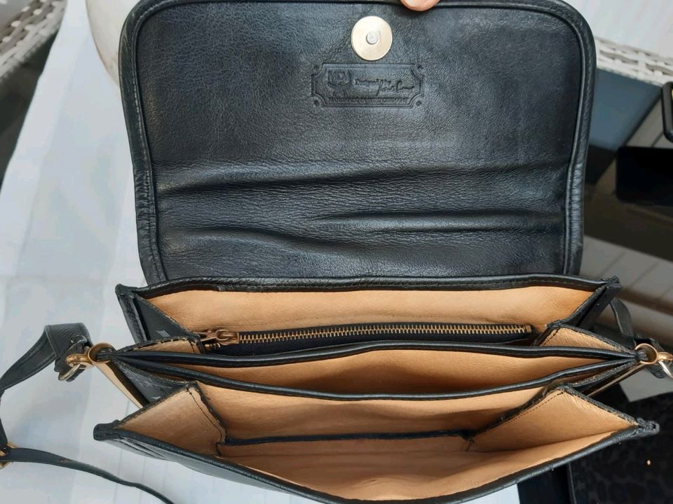 MCM-Tasche mit Logo , schwarz, vintage in Recklinghausen