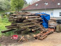 Holzbalken teilweise handgehauen Bayern - Siegenburg Vorschau
