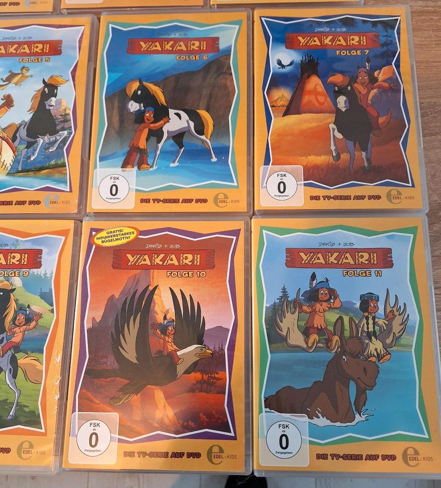 Yakari 11 DVD Set Folge 1 - 11 in Walpernhain