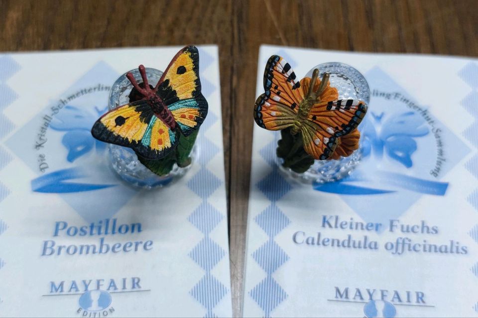 Die Kristall Schmetterling Fingerhut Sammlung in Falkenberg/Elster