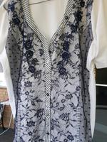 Kurzarmshirt von BIBA, Größe 42, weiß mit Spitze Nordrhein-Westfalen - Wiehl Vorschau