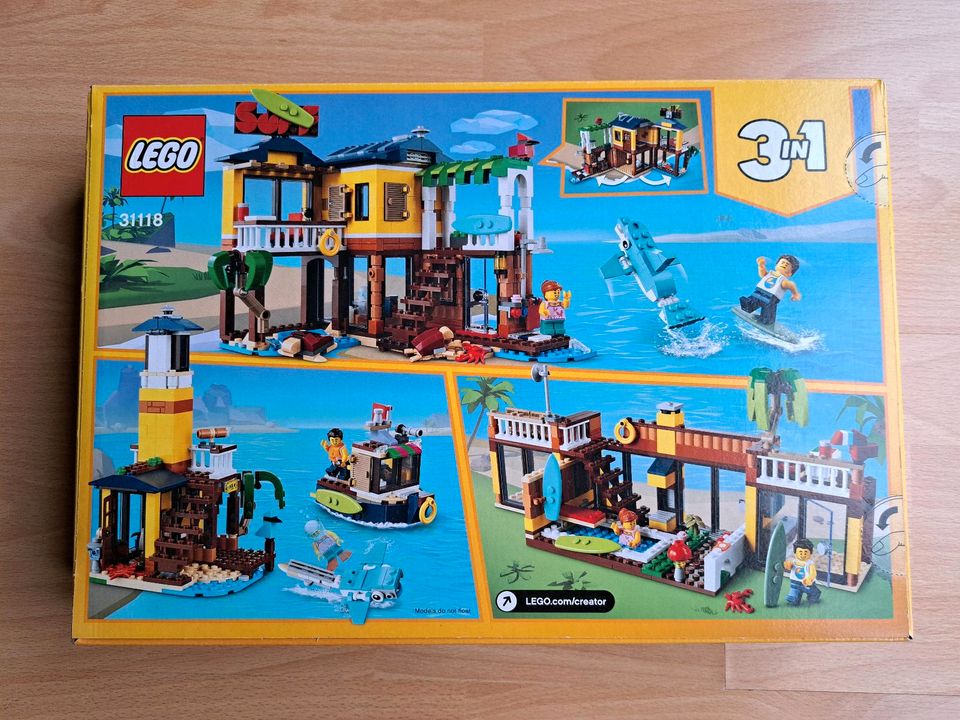 NEU LEGO 31118 Creator 3-in-1 Surfer-Strandhaus mit Leuchtturm in Duisburg