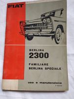 Handbuch FIAT Berlina 2300 Familiare Berlina Speciale Baden-Württemberg - Köngen Vorschau