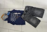 NEU David Camp Sweatshirt & Jeans Shorts Junge 140 West - Unterliederbach Vorschau