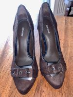 High Heel Pumps Faux Wildleder Mokka Braun, Stiletto 8 cm, Gr. 40 Bayern - Gmund Vorschau