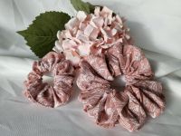 Haargummi Zopfgummi Scrunchie Haar Schmuck Blumenmuster rosa Sachsen - Wachau Vorschau