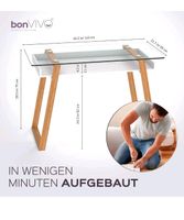 Schreibtisch weiss mit Glassplatte OVP BonVivo Baden-Württemberg - Kirchardt Vorschau