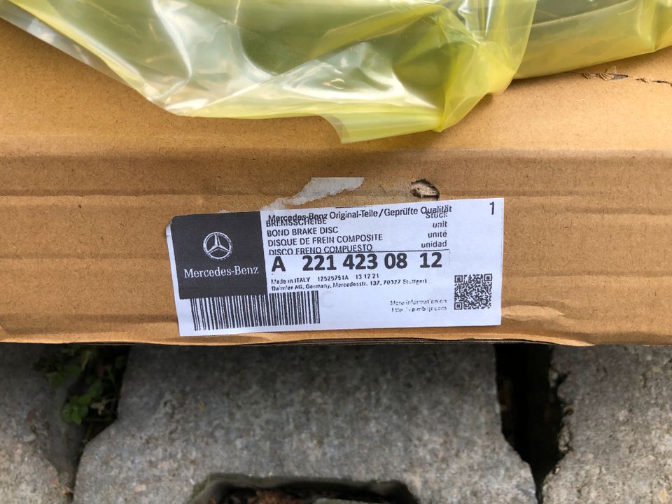 NEU AMG Bremsscheiben HA Mercedes A2214230812 S63 S65 CL63 CL65 in Herne