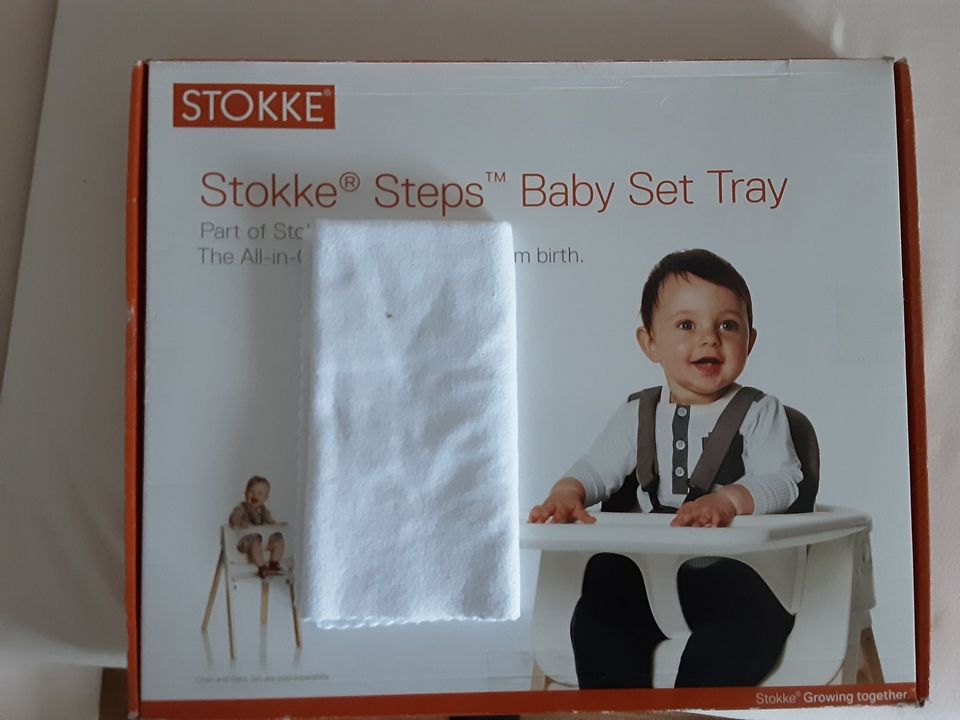 Stokke Steps Tray  Tischtablett weiß in Ahrensburg