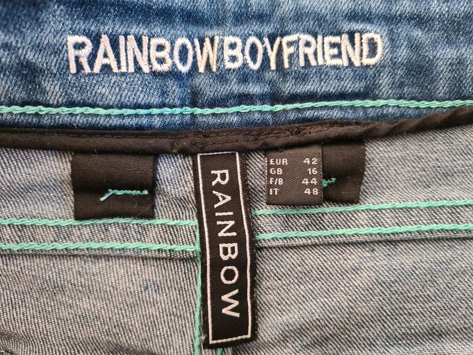 Boyfriend-Jeans von Rainbow in Größe 42 neu in Zwenkau