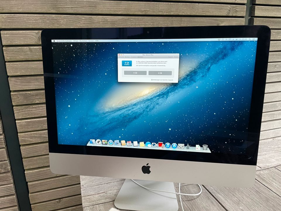 Apple iMac 21,5“ Zoll • GB 8 • Silber • 2012 in Hamburg