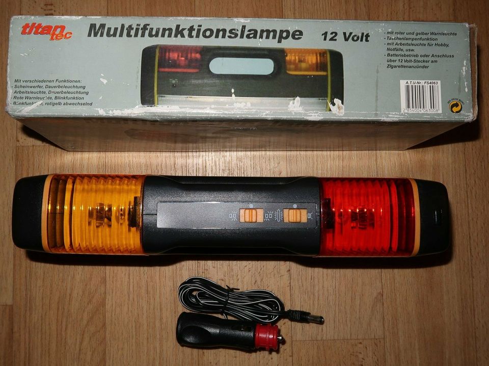 Multifunktion Taschen Lampe Arbeit Warn Leucht Auto Werkstatt 12V in Dresden