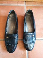 Flache Schuhe leder 39 damen canda schwarz mokassins Ballerina Bayern - Rosenheim Vorschau