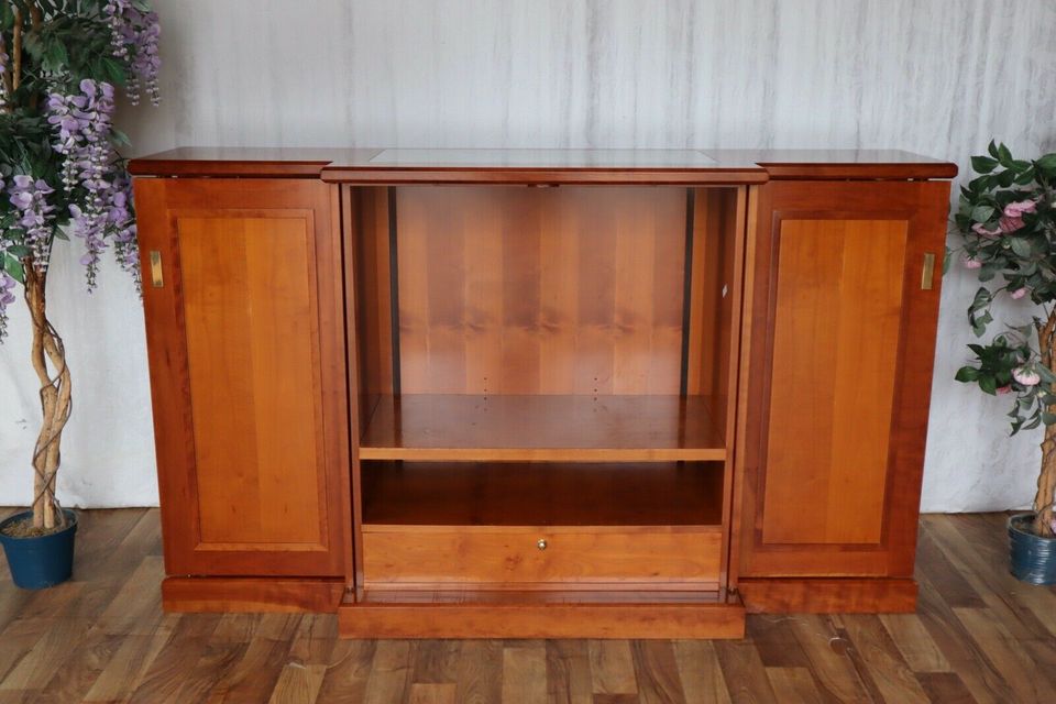 Nr.1521b Form Exclusiv-Wien Fernsehschrank Sideboard Kirschbaum in Wiesbaum