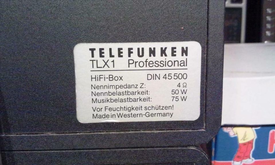 Telefunken Monitor TLX 1 Professional, intern. Shipping in Hagen