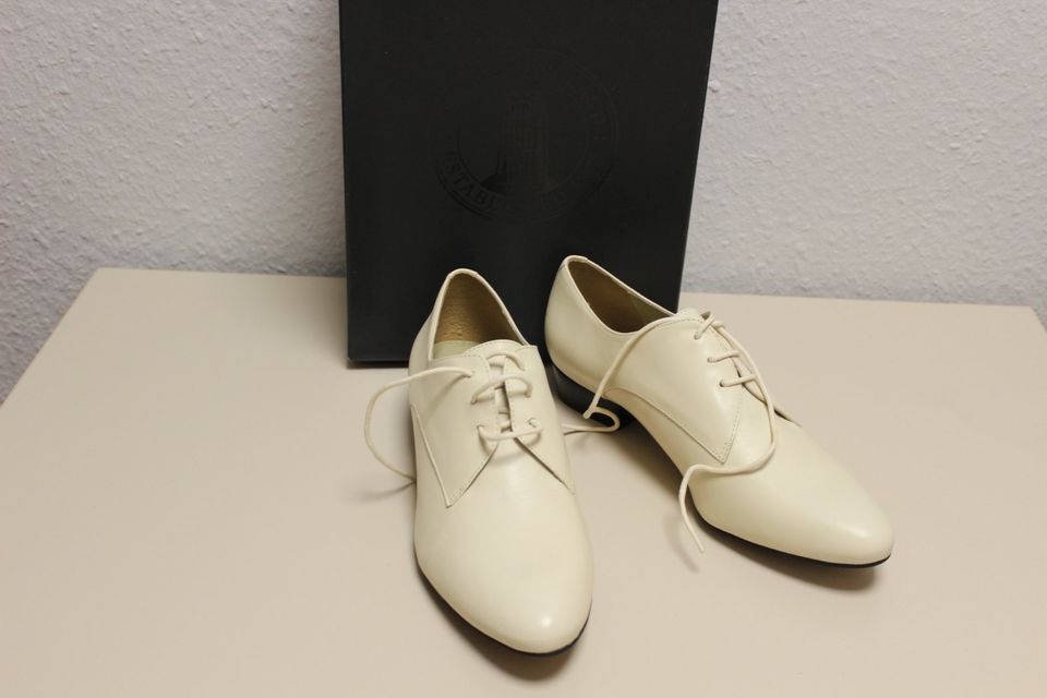 CLARKS Bodkin Bay Schuhe Pumps Leder Schnürschuhe Hochzeit Creme in Duisburg