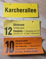 Alte dresdner Bahn/Bus Haltestellenschilder Dresden - Kleinzschachwitz Vorschau