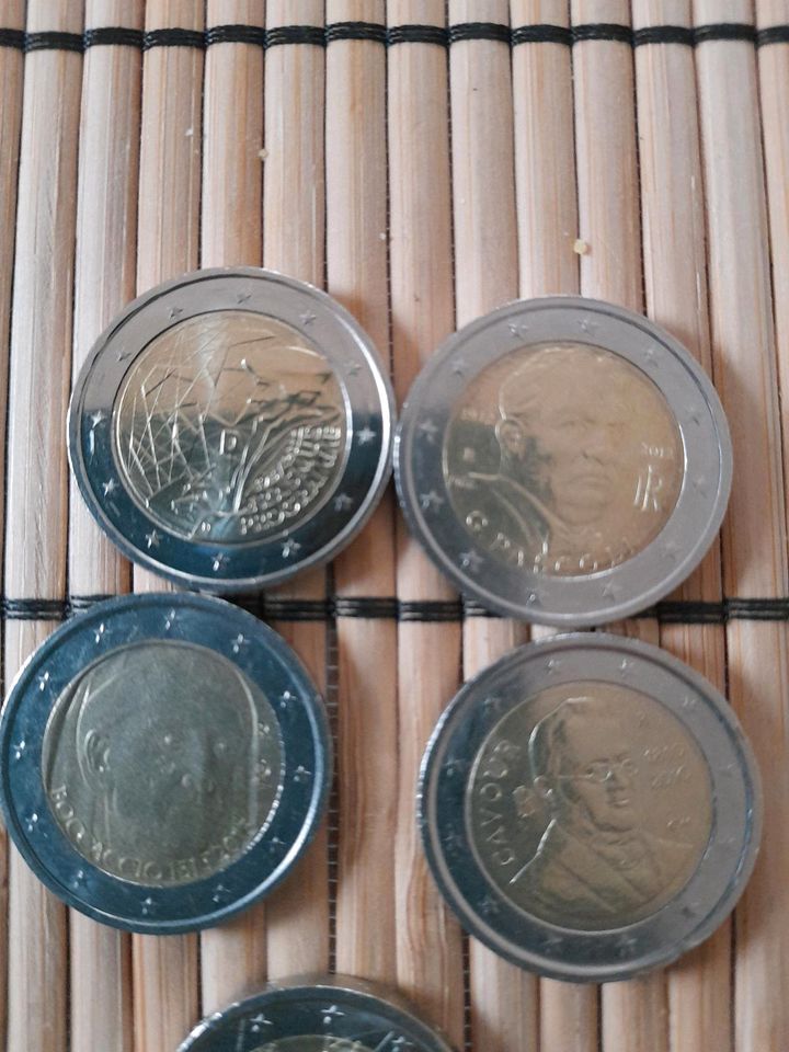 2€ Münzen 5×2€  Italien in Oberhaid