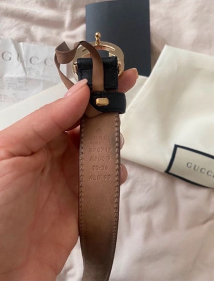 Gucci Gürtel schwarz 100% Original in Frechen