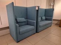 Sitzgruppe Kea | 2er & 1er Sofa | Stoff | Blau | Sofa | Sitzecke Duisburg - Duisburg-Mitte Vorschau