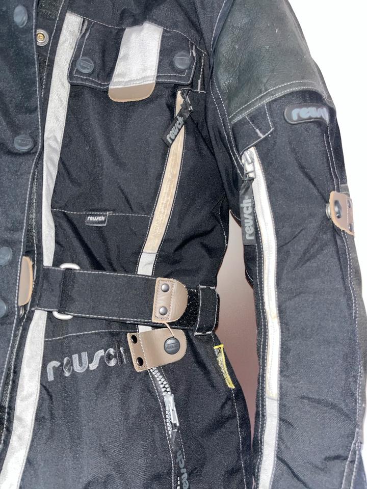 Motorradjacke Textil mit Ledereinsätzen, Fa. Reusch, Gr. XS / 36 in Lage