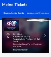 Kpop Lux 2x Tickets Frankfurt am Main Nordrhein-Westfalen - Werne Vorschau