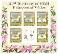 Antigua & Barbuda 674 + 685 KB ** Prinzessin Diana Prinz William Nordrhein-Westfalen - Kamen Vorschau