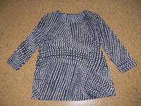 Gerry Weber Shirt Glitzer 40 L blau beige Viskose Stretch Leicht Bayern - Erding Vorschau