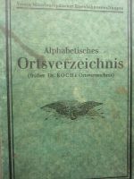 Alphabetische Ortsverzeichnis 1938 Sachsen-Anhalt - Zahna Vorschau