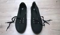 NEUE Sneaker Gr. 39 - Schwarz - Canvas/Baumwolle - H&M Frankfurt am Main - Nordend Vorschau