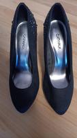 Catwalk highheels schwarz/glitzer Gr.38 Nordrhein-Westfalen - Paderborn Vorschau