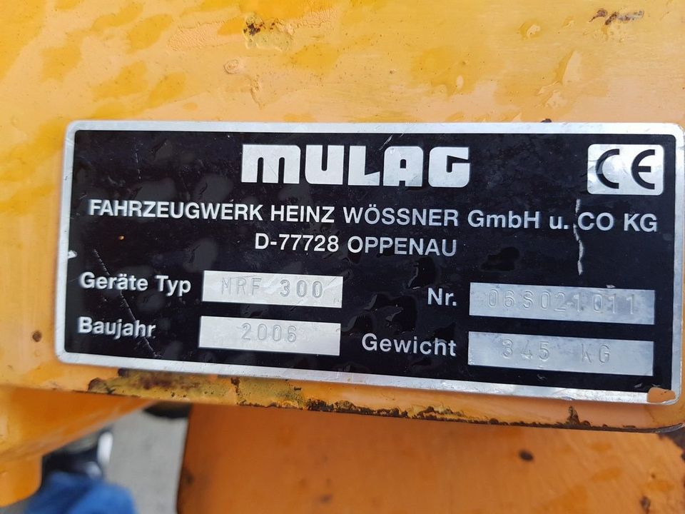 Unimog Mulag MRF 300 Schlegelmähkopf MS + Ausleger in Sottrum
