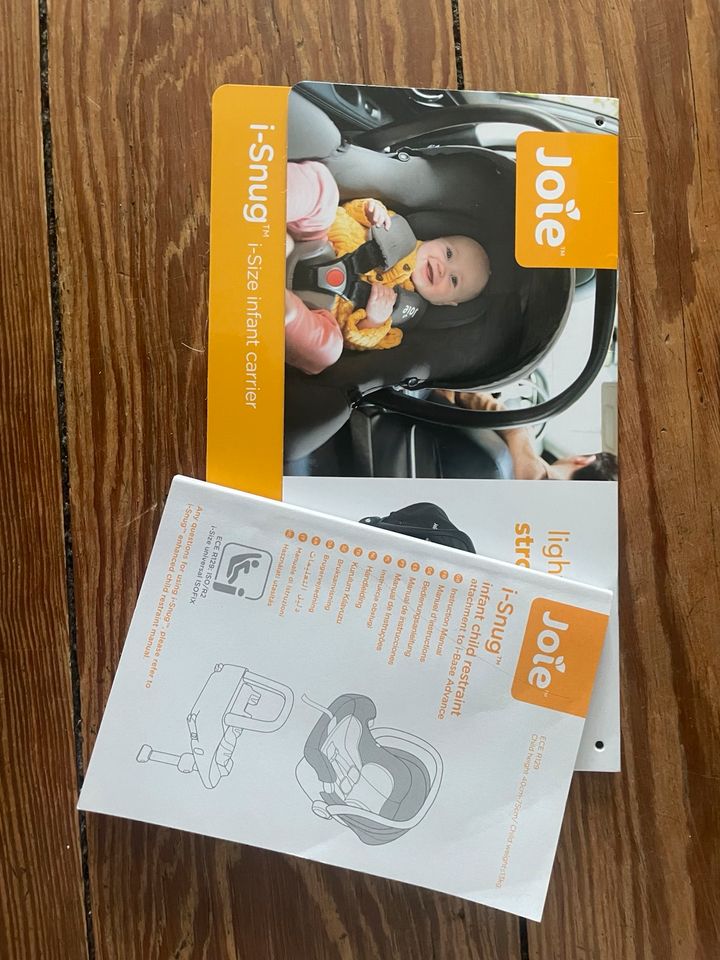 Joie i-Snug Babyschale + Isofix-Basis i-Base Advance Autoschale in Hamburg