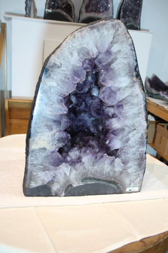 Mächtige Amethyst Druse XL 49,5kg 48cm große Kristalle in Schnaittenbach