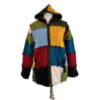 Patchwork Jacke, Wolljacke warm bunt Goa Hippie Jacke Winterjacke Baden-Württemberg - Weil im Schönbuch Vorschau