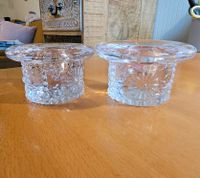 2 Kerzenhalter aus Glas für dünne Kerzen Lübeck - Travemünde Vorschau