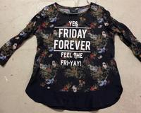 Shirt Größe 42 Gina 3/4 Arm schwarz Blumen Berlin - Tempelhof Vorschau