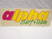 alpha Surf-Team Windsurfen Surfboard Aufkleber Sticker Nordrhein-Westfalen - Hattingen Vorschau