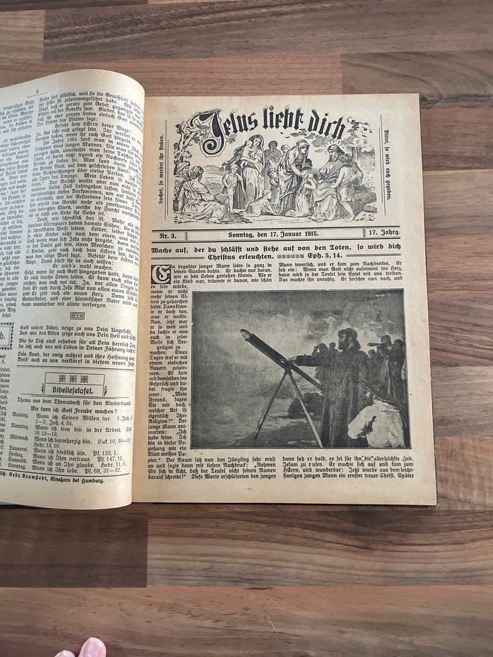 Jesus liebt dich 1915 Buch Kindergottesdienst antik in Rodgau