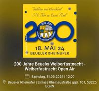 2 Tickets Beuel Weiberfastnacht 200 Jahre Open-Air Bonn - Beuel Vorschau
