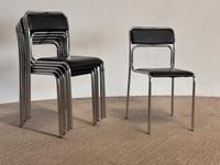 Bauhaus | Stuhl Chrom Chair Black Stapelbar Vintage Space Age Berlin - Wilmersdorf Vorschau