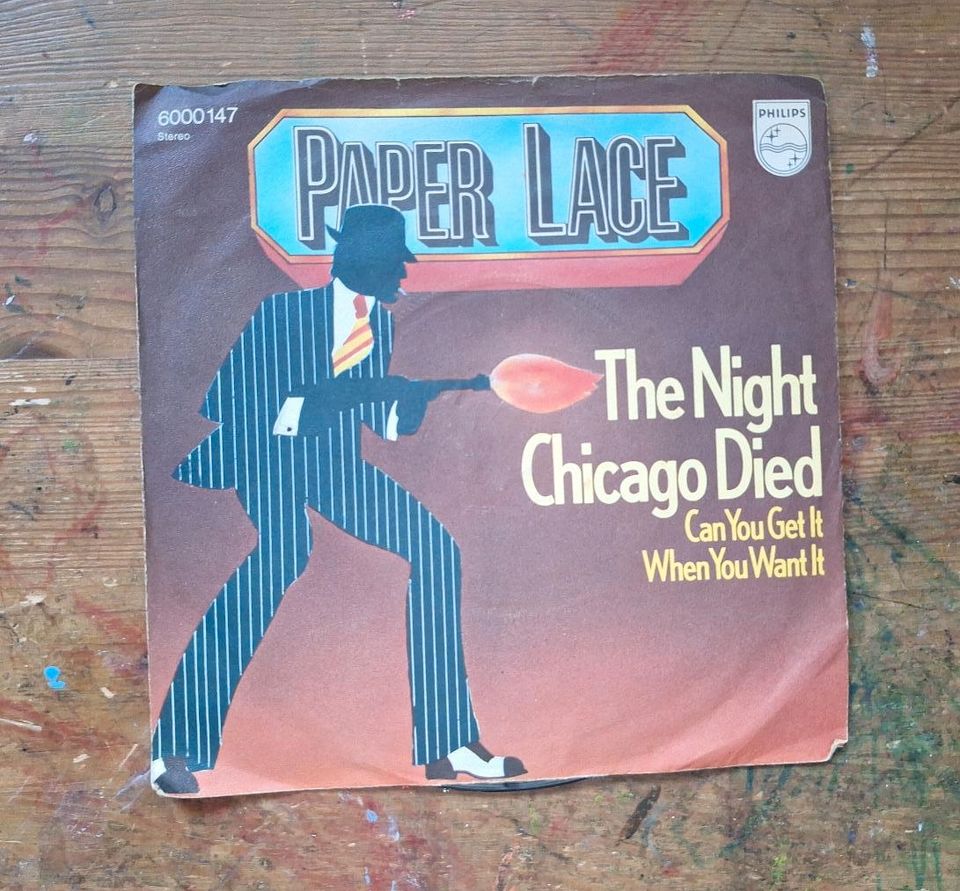 Vinyl Single: Paper Lace: The Night Chicago Died in Biebergemünd