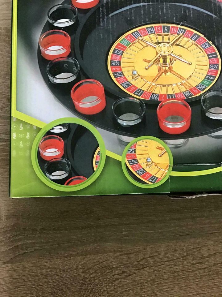 Spassiges Drinking Roulette SetGesellschaftsspiel TOP-Partypspiel in Eberstadt