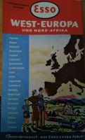 Alte Esso Landkarte West- Europa und Nordafrika, 1959 Niedersachsen - Burgwedel Vorschau