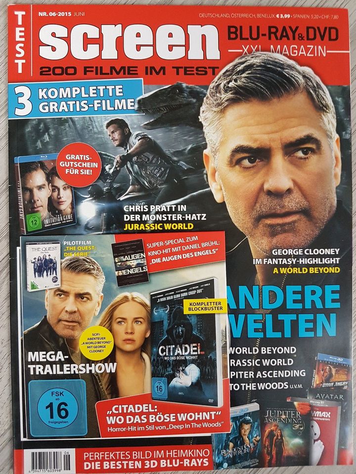 10 SCREEN - Film - XXL Magazine alle mit DVDs von 2012 - 2017 !! in Burghaun