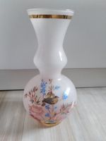 Vase aus rosa Glas mit Blumen und Gold verziert, 20 cm hoch Bayern - Fürth Vorschau