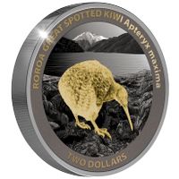 Silbermünze Kiwi 2024 2 oz Neuseeland 999 Black Proof Gilded Niedersachsen - Fürstenau Vorschau