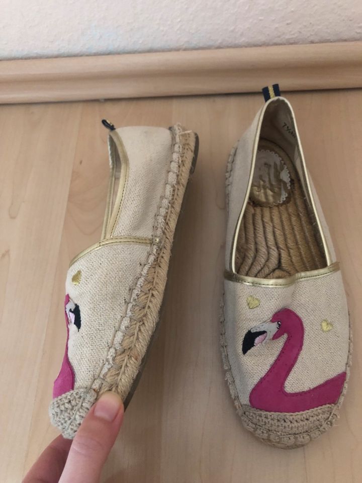 Espadrilles Beige Creme Flamingo 38 in Hamburg