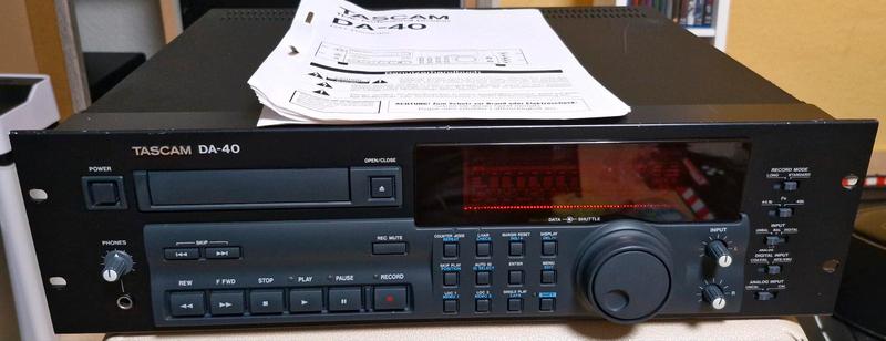 Used Tascam DA-40 DAT recorders for Sale | HifiShark.com Used Tascam DA-40 DAT recorders for Sale | HifiShark.com